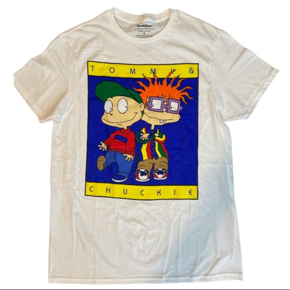 Nickelodeon White Rugrats Tee - Tommy & Chuckie